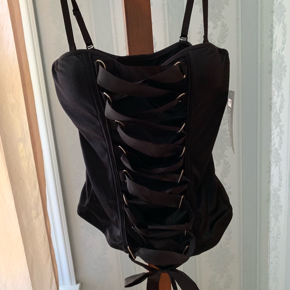 Black corset set size medium
